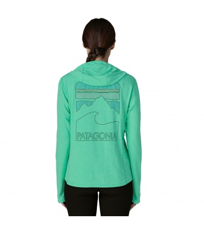 Блуза Patagonia Capilene Cool Sun Hoody - Peak Visions W's